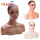 Realistic Mannequin Head With Shoulders For Wigs Display